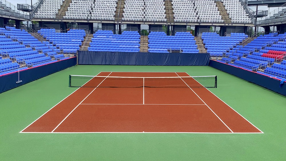 Advancing Tennis Court Construction with Synthetic Acrylic Material: