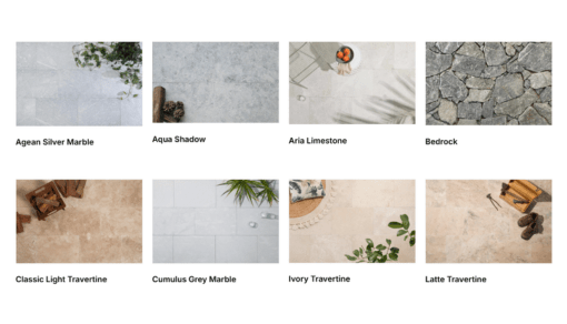 Natural stone tiles