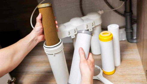 whole house sediment filter installation