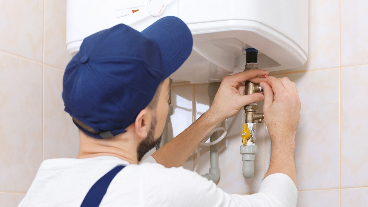 professional water heater installation
